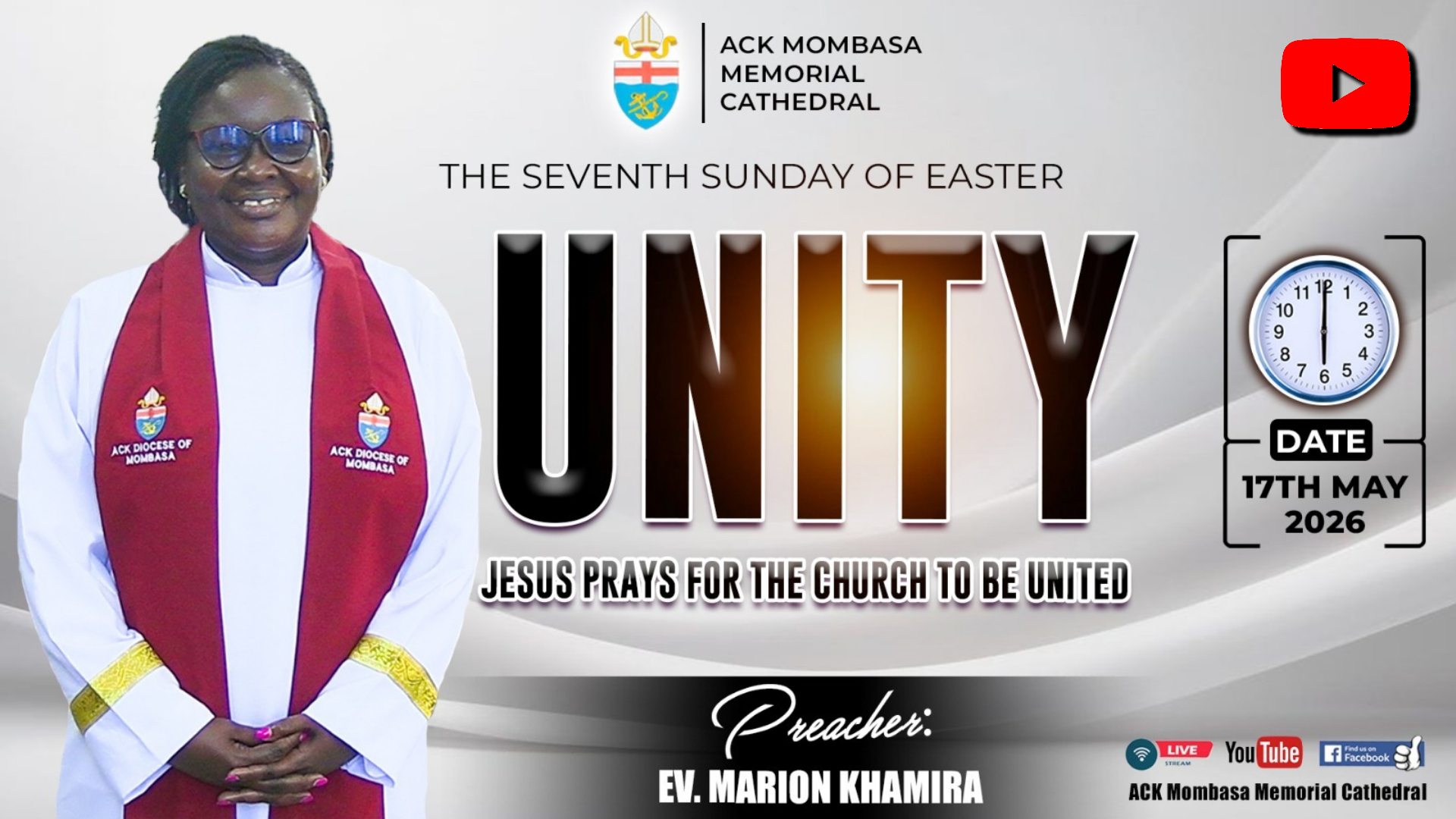 SERVICE SERMON: UNITY